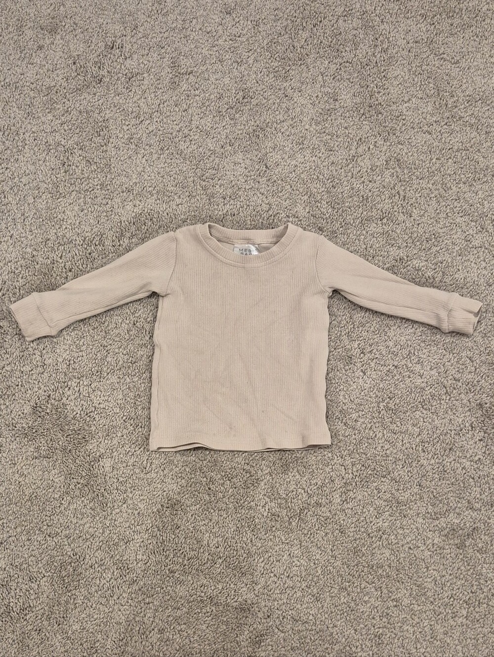 *Free With Purchase* MEBIE BABY Cream Ribbed Top